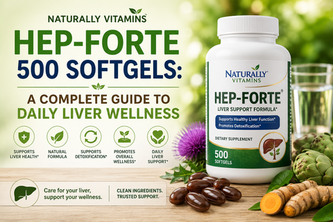 Naturally Vitamins Hep-Forte 500 Softgels: A Complete Guide to Daily Liver Wellnes HerbsPro
