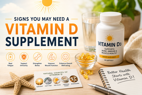 Signs You May Need a Vitamin D Supplement: Symptoms and Benefits HerbsPro