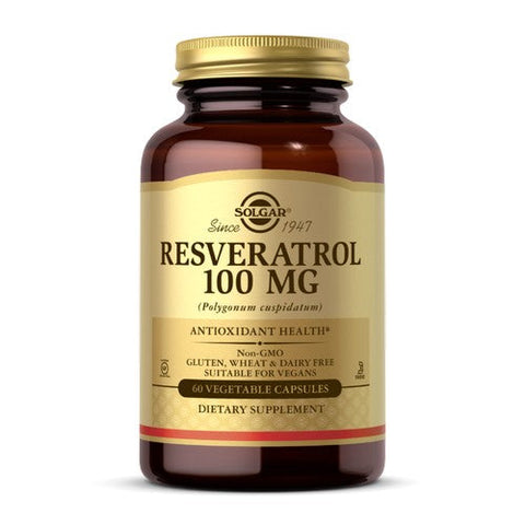 Solgar, Resveratrol, 100 mg, 60 Veg Caps Solgar