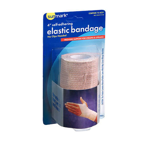 Sunmark, Self-Adhering Elastic Bandage, 4'' 1 each