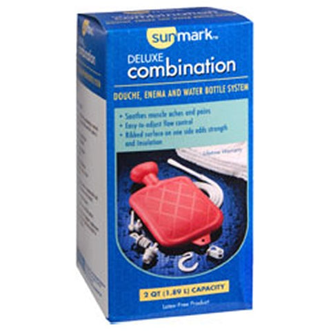 Sunmark, Deluxe Combination Douche Enema And Water Bottle System, 1 each