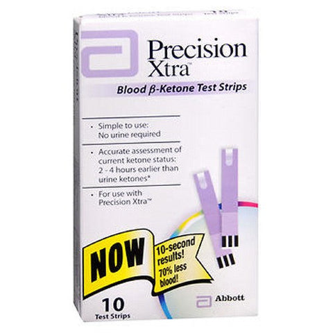 Precision Xtra, Blood B-Ketone Test Strips, Box Of 10 Precision Xtra