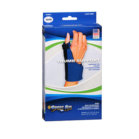 Sport Aid, Sportaid Thumb Neoprene, Blue Small Medium 1 each