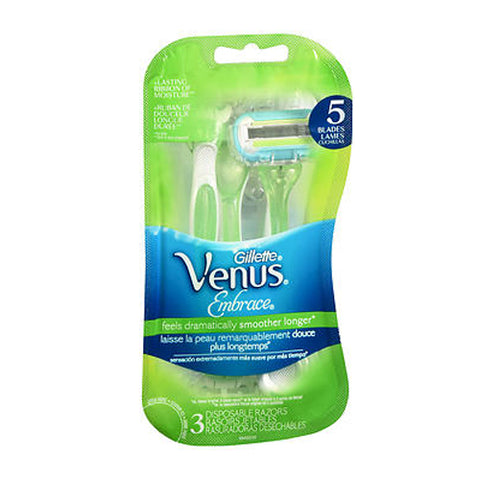 Gillette, Venus Embrace Disposable Razors, 3 each