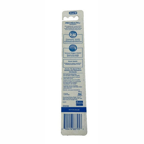 Oral-B, Pro-Health Junior Cross Action Disney Frozen Kids Toothbrush Blue, 1 Each
