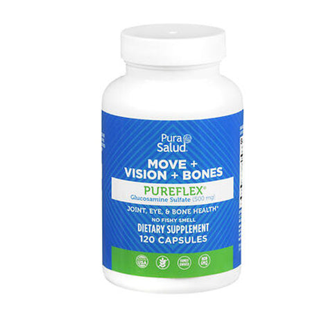 Basic, Pura Salud Glucosamine Sulfate, 500 mg, 120 caps