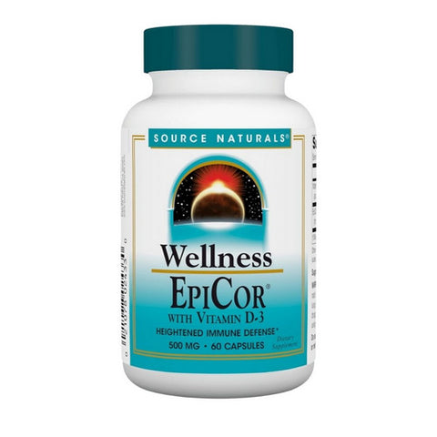 Source Naturals, Epicor with Vitamin D-3, 500 mg, 60 caps