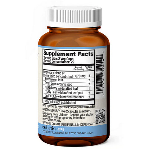 Eclectic Herb, Blood Sugar Balance, 45 Caps