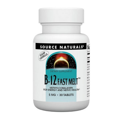 Source Naturals, Methylcobalamin Fast Melt, 30 TABS