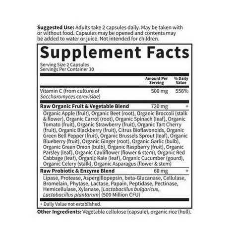 Garden of Life, Vitamin code, Raw Vitamin C 120 vcaps