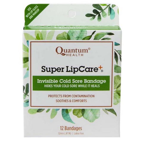 Quantum Health, Lip Clear Invisible Cold Sore Bandage, 12 Count