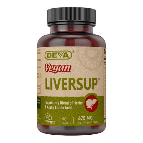 Deva Nutrition, Vegan Liversup, 675 Mg, 90 Tabs