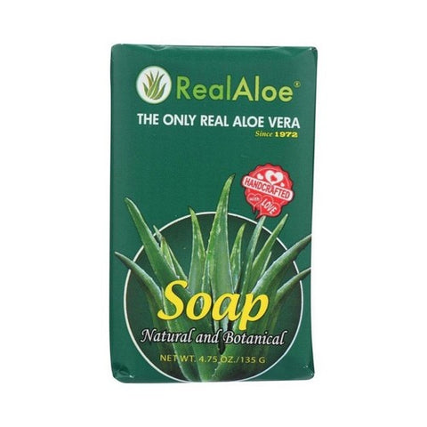 Real Aloe, Aloe Vera Bar Soap, 3.25 Oz