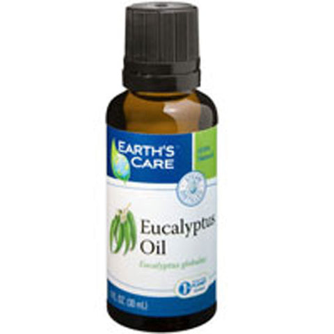 Earth's Care, 100% Pure Essential Oil Eucalyptus, 1 OZ
