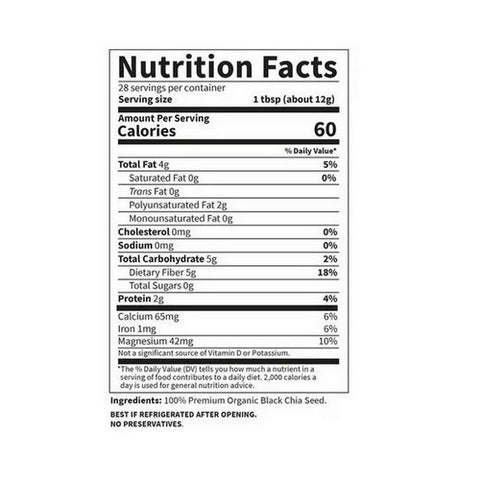 Garden of Life, RAW Organics Organic Chia Seeds, 12 Oz