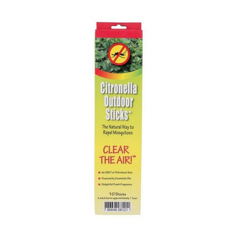 Neemaura, Outdoor Citronella Sticks, 10 count
