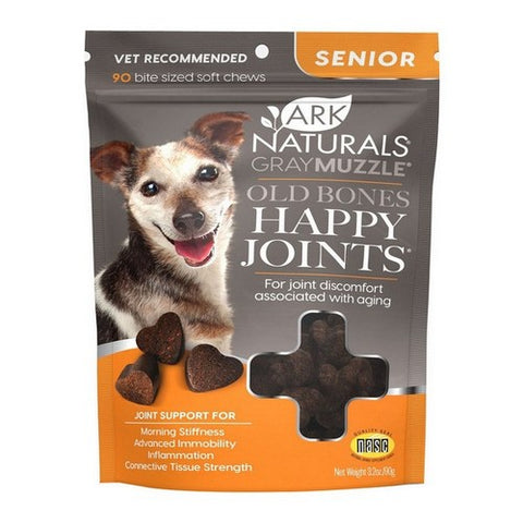 Ark Naturals, Gray Muzzle Joint Health Senior Dog Treats, 90 Chews