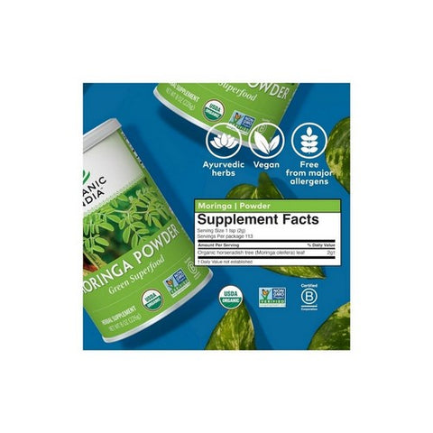 Organic India, Organic Moringa Powder, 8 oz