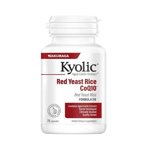 Kyolic, Kyolic Red Yeast Rice, 75 Caps