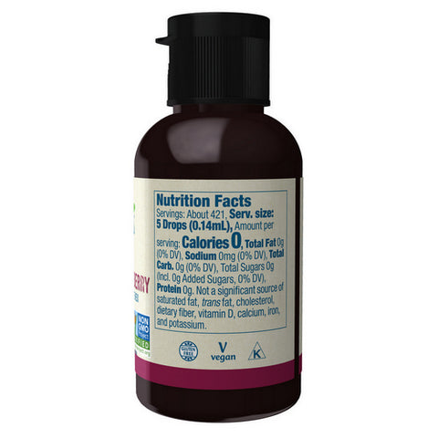 Now Foods, Better Stevia Liquid Sweetener, Pomegranate Blueberry 2 fl oz