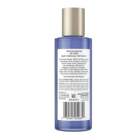Neutrogena, Oil-Free Eye Makeup Remover, 5.5 oz