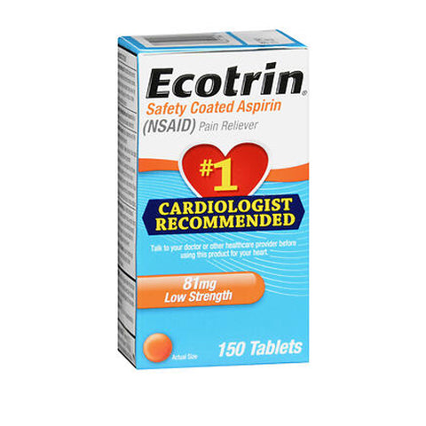 Ecotrin, Low Strength Aspirin, 81 mg, 150 Tabs