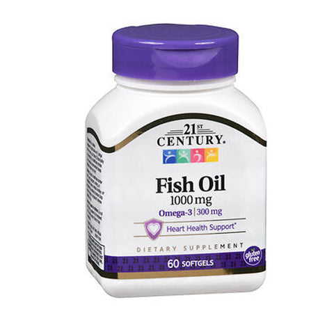 21st Century, Fish Oil, 1000 mg, 60 Softgels