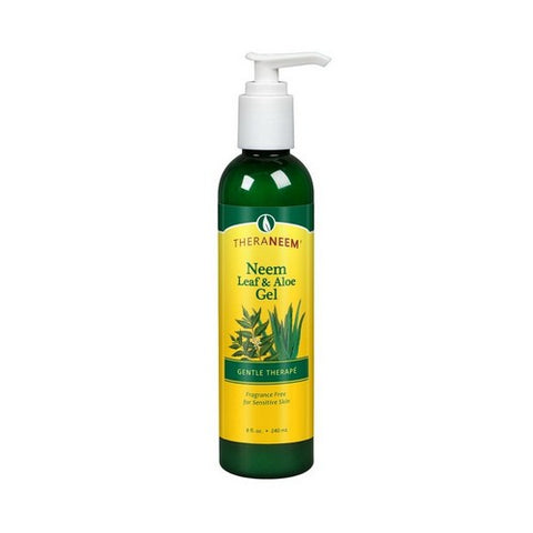 TheraNeem Naturals, Neem Leaf And Aloe Gel Gentle Therape Fragrance Free, Fragrance Free 8 oz