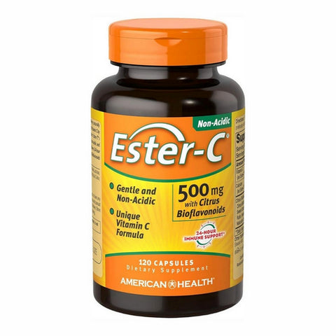 American Health, Ester-C with Citrus Bioflavonoids, 500 Mg, 120 Caps