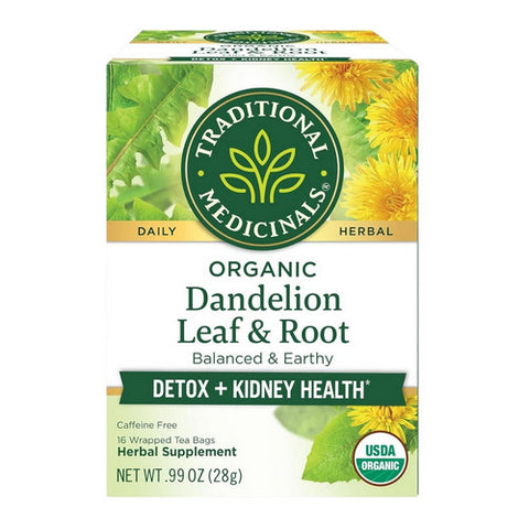 Traditional Medicinals, Dandelion Leaf & Root Tea, 16 Bag