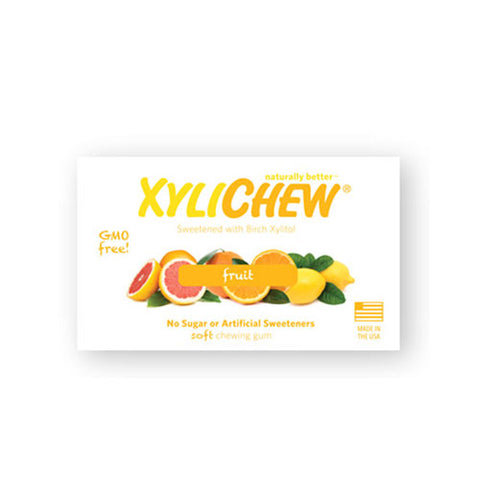 Xylichew, Xylitol Chewing Gum Natural Fruit, 60 Ct