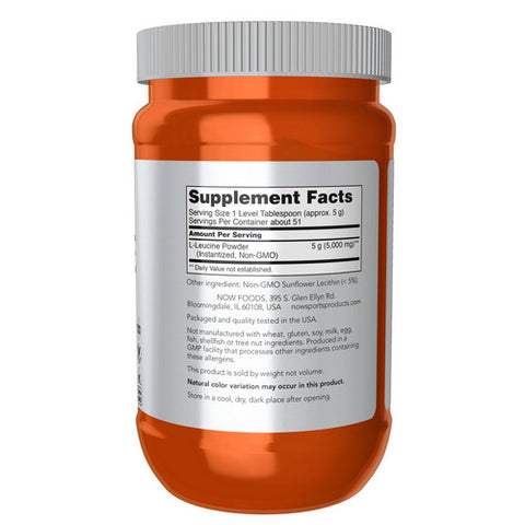 Now Foods, L-Leucine Powder, 9 oz