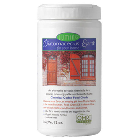 Lumino, Food Grade Diatomaceous Earth, For Your Home Shaker 12 Oz