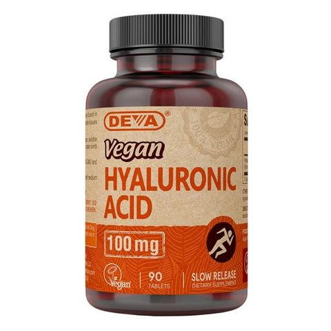 Deva Vegan Vitamins, Vegan Hyaluronic Acid, 100 Mg, 90 Tab
