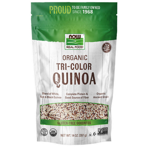 Now Foods, Organic Tri-Color Quinoa, 14 Oz
