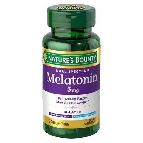 Nature's Bounty, Melatonin, 5 Mg, 60 Tabs