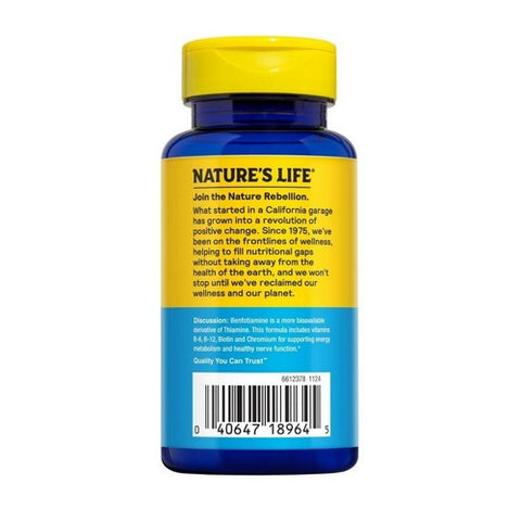 Nature's Life, Benfotiamine, 60 Vcaps