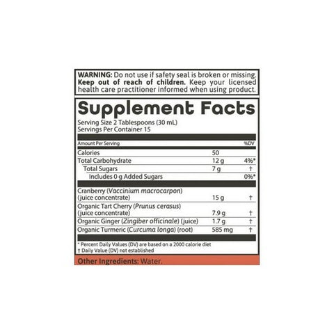 Dynamic Health Laboratories, Cranberry Turmeric And Ginger Tonic, 16 Oz