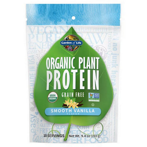 Garden of Life, Organic Plant Protein, Smooth Vanilla 9 oz