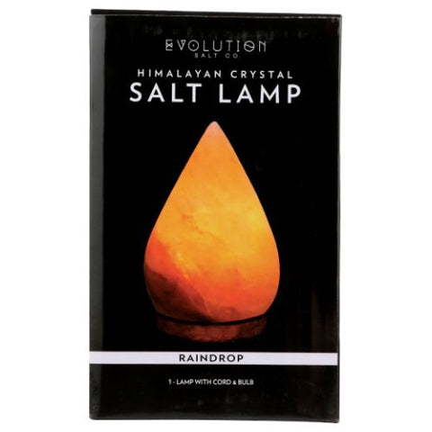 Evolution Salt, Raindrop Salt Lamp, 1 Count