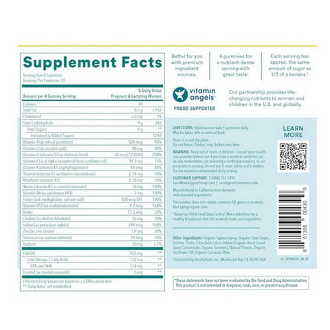 SmartyPants, Prenatal  Plus Folate, Omega 3 & Vitamin D, 120 Gummies
