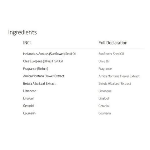 Weleda, Arnica Massage Oil, 3.4 Oz