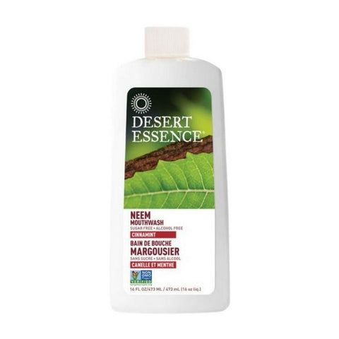 Desert Essence, Natural Neem Mouthwash Cinnamint, Cinnamint 16 fl oz