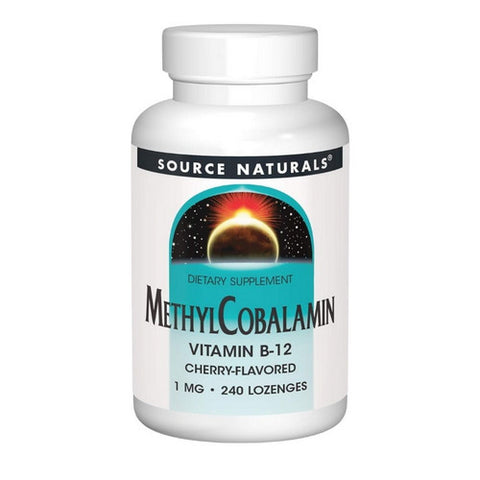 Source Naturals, MethylCobalamin, 1 mg, Cherry 240 Tabs
