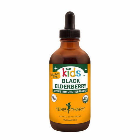 Herb Pharm, Kids Black Elderberry Glycerite, 4 fl oz
