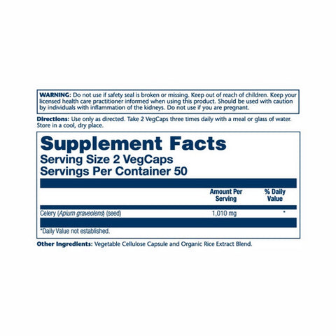 Solaray, Celery Seed, 505 mg, 100 Caps