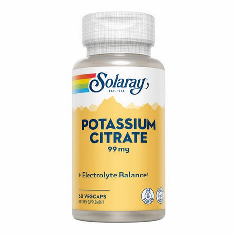 Solaray, BioCitrate Potassium, 60 Caps