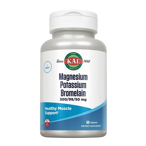 Kal, Magnesium Potassium Bromelain, 60 Tabs