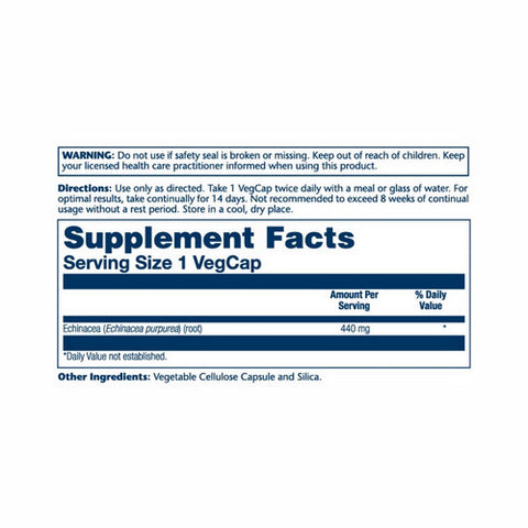 Solaray, Echinacea, 440 mg, 100 Caps