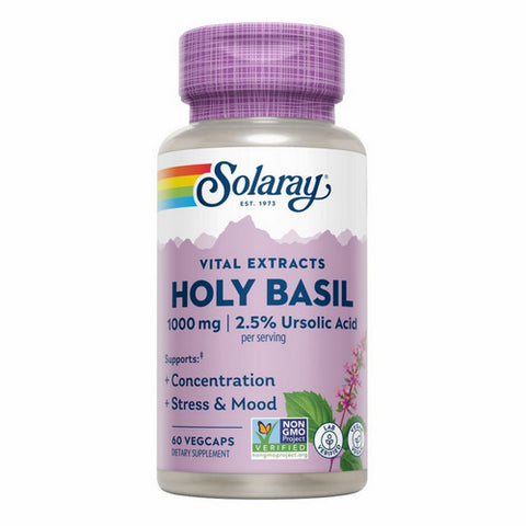 Solaray, Holy Basil, 450 mg, 60 Caps